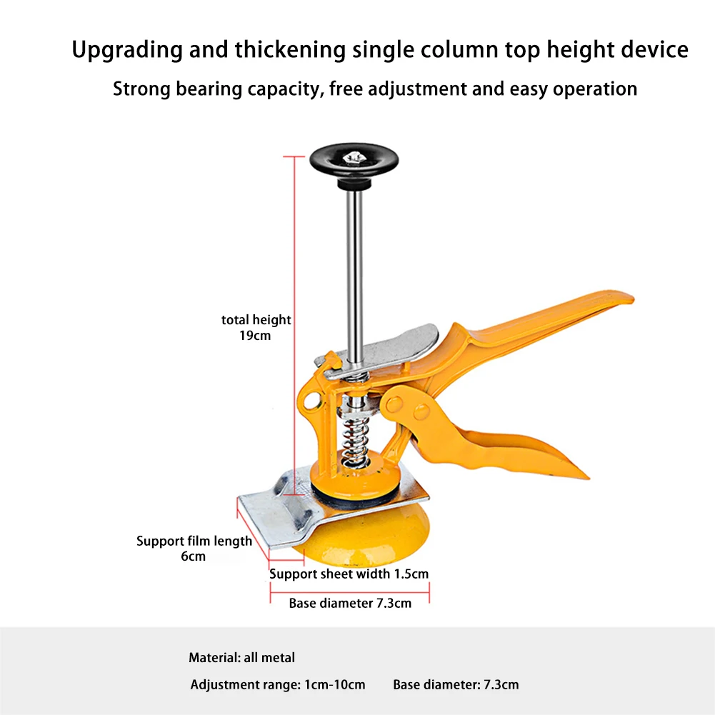 Tile Height Adjuster, Tile Locator, Brick Precise Regulator, Wall Leveling, Tiling Adjustment, Elevating Construction Tool
