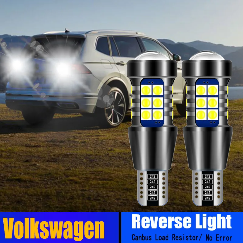 

2pcs T15 Canbus LED Reverse Lights W16W Bulbs For VW Passat B7 B8 CC EOS Touran Touareg Beetle Routan Scirocco mk3 Sharan Tiguan