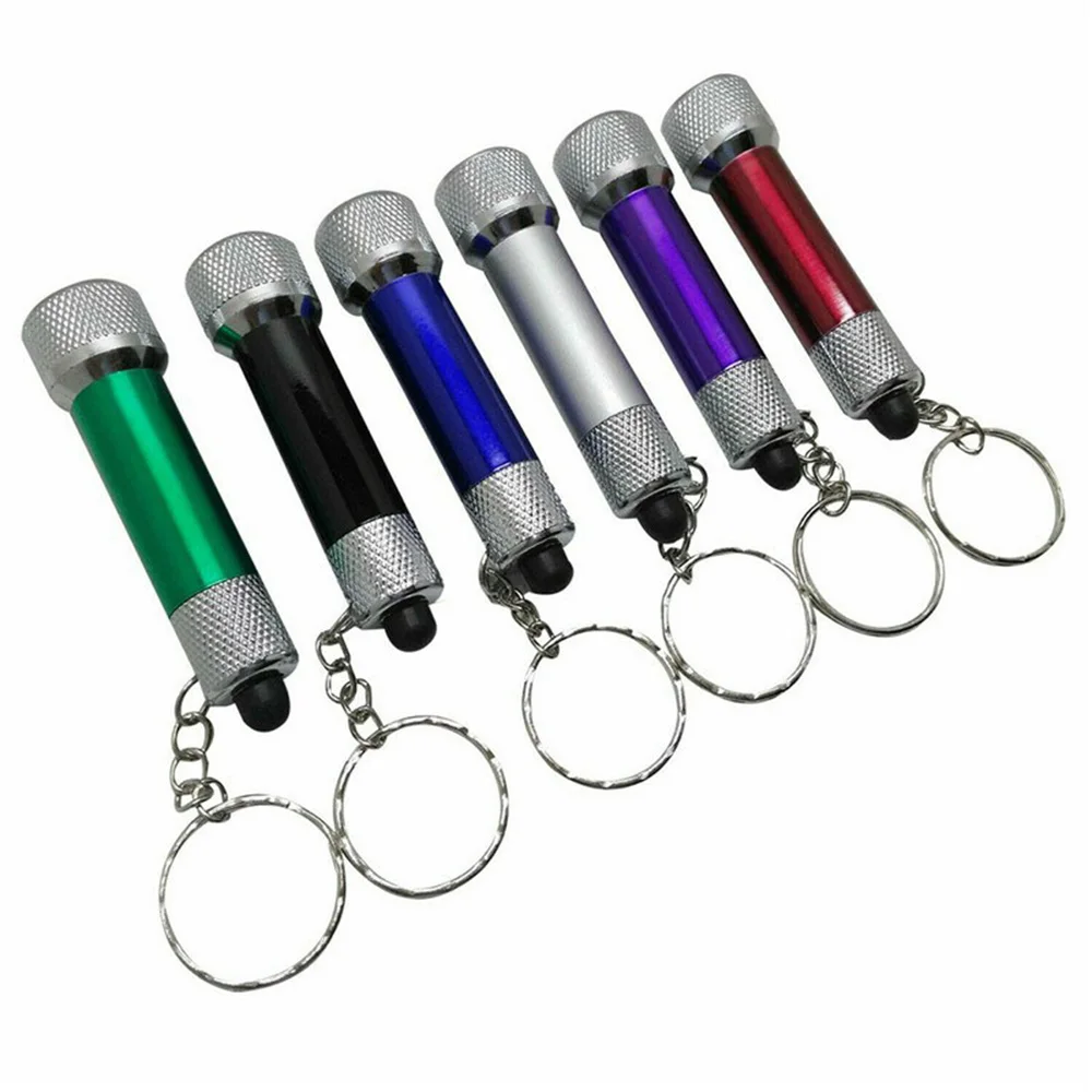 Led Flashlight Mini Flashlight Led Flashlights Mini Led Flashlight Led Torch Light 5 LED Mini Keychain Flashlight Super Bright Small Flashlight Aluminum Alloy Camping Keychain Torch Portable Outdoor Lighting