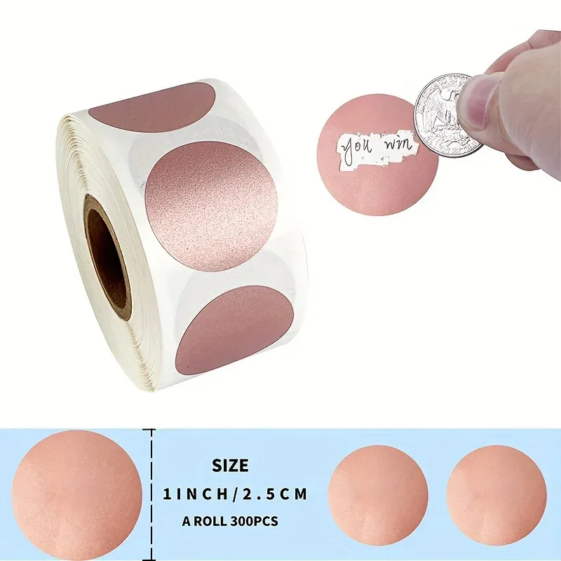 Self-adhesive labels with transparent scratch-off coating for lottery tickets scratch-off stickers gift packaging seals