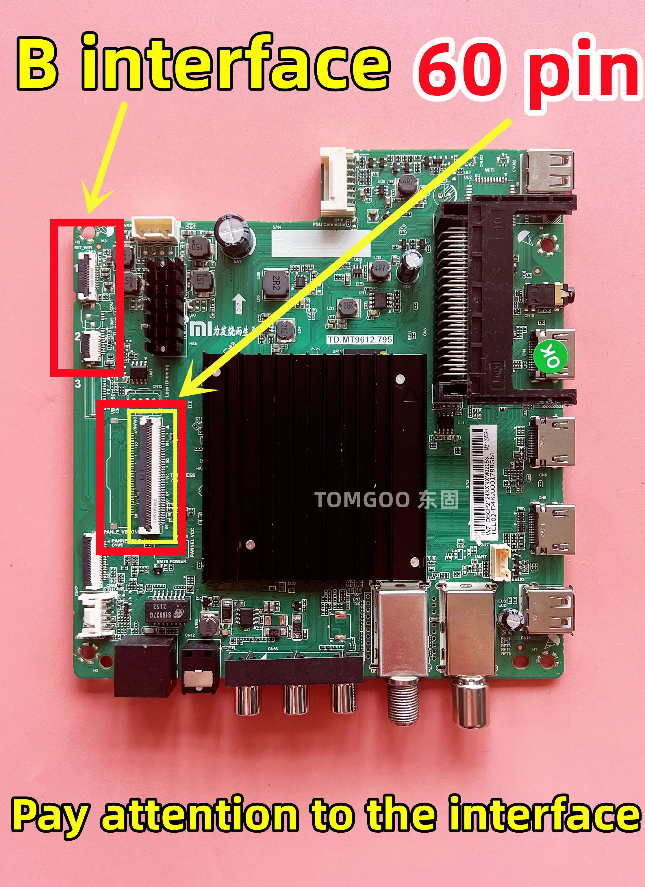 【mi】 TD.MT9612.795 Network WiFi TV motherboard 2 high-frequency