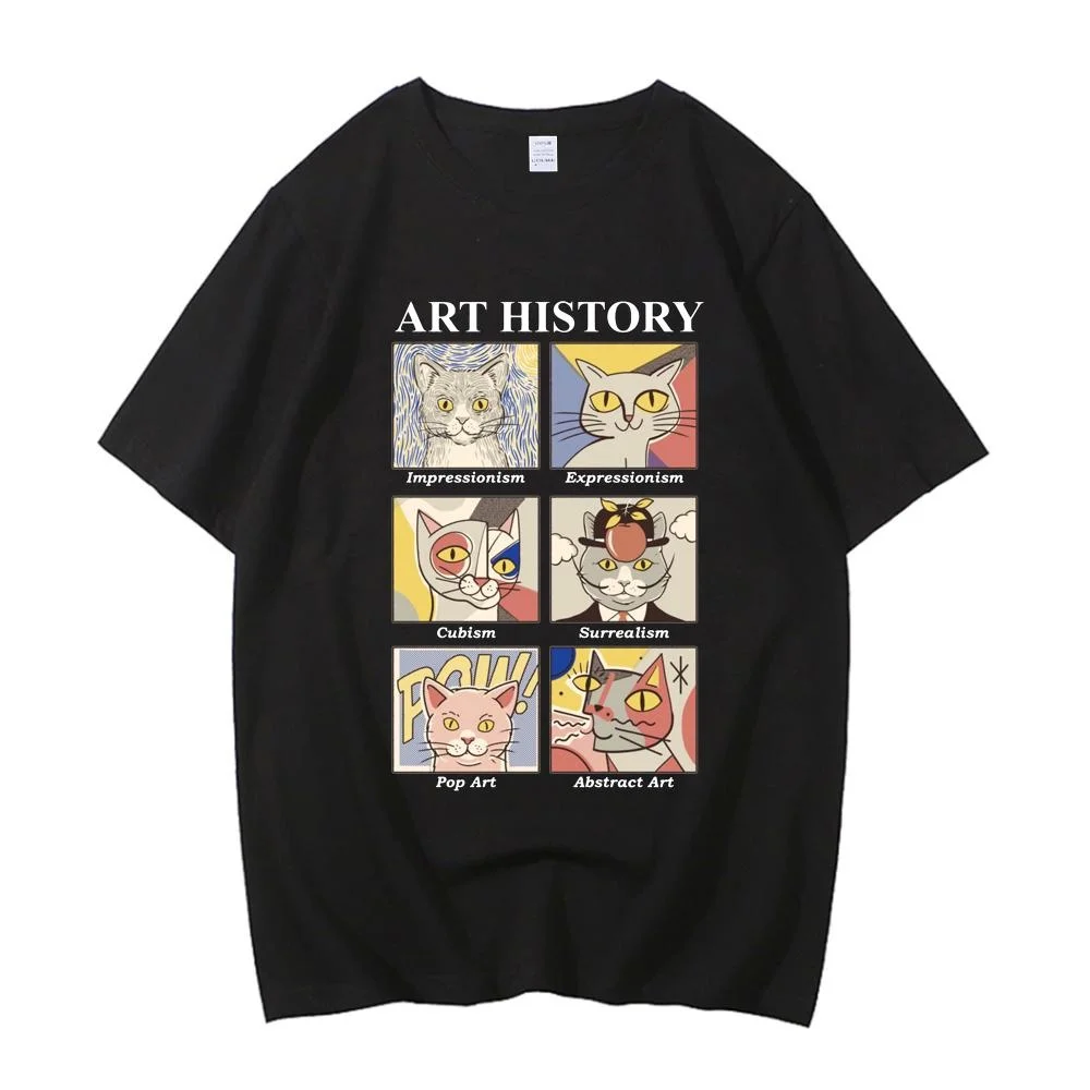 

Ukiyoe Japanese Culture Cat Cotton High Quality EU Size tshirt designer graphic men top comic anime streetwear male clothing