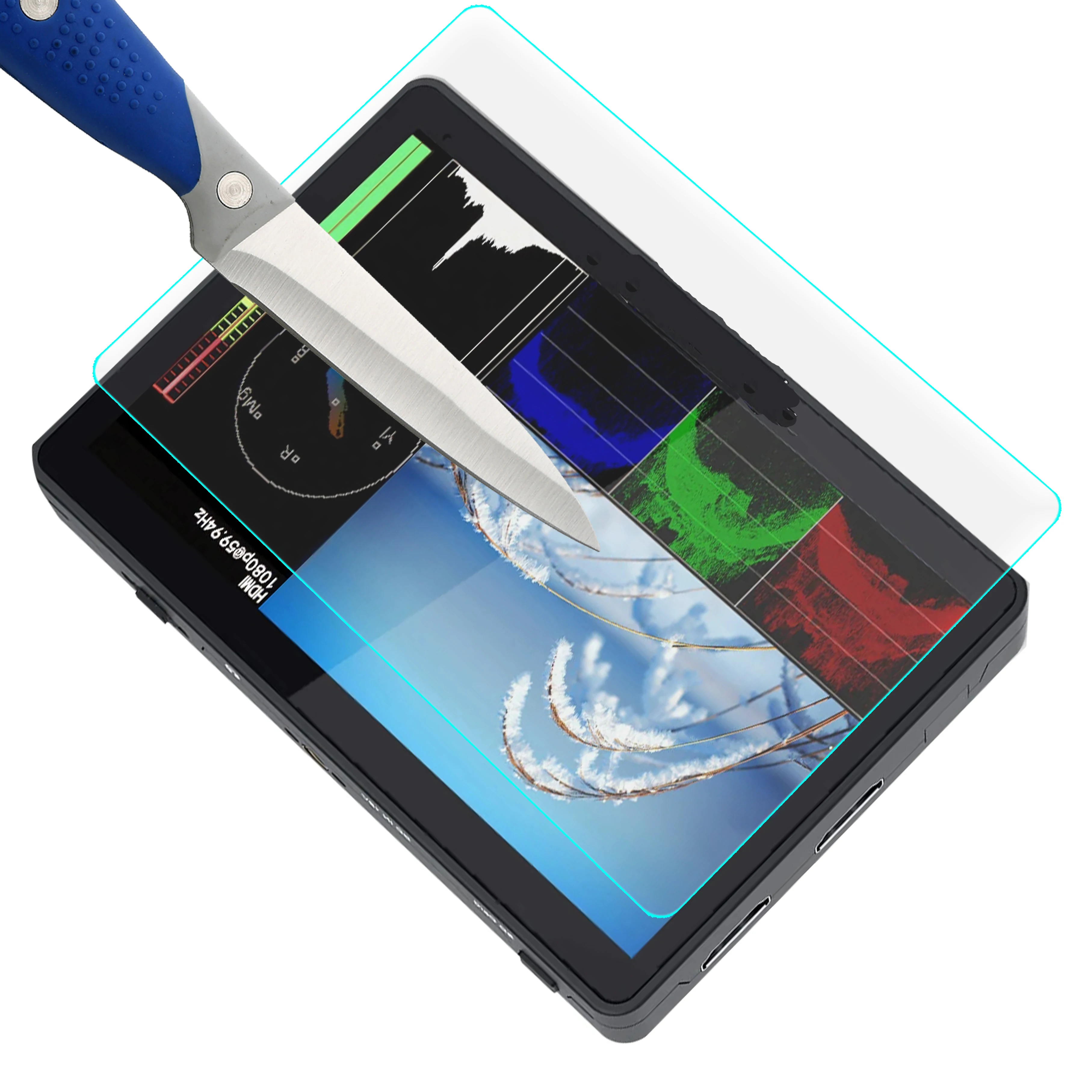Tela para Feelworld f6 Plus Vidro Temperado Vidro Japão com Dureza 9h Pacotes Mr.shield-protetor de - Imagem 5