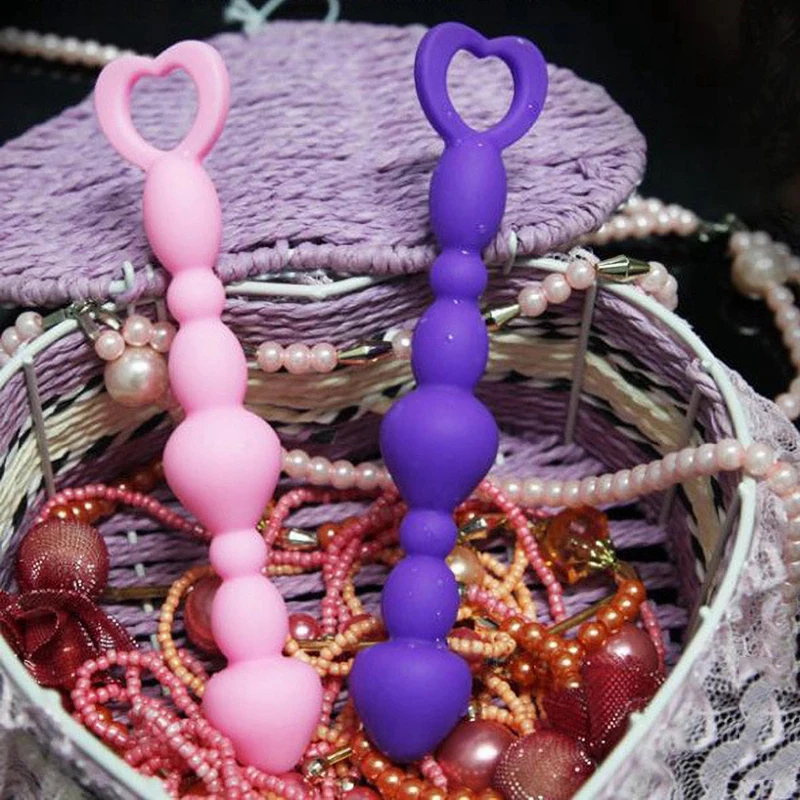 Punteggiato Silicone BASICS Perline Butt Plug Giocattoli sessuali Per adulti per donna Lesbiche Spike stimolano il gioco del culo Ano A_voghion.com