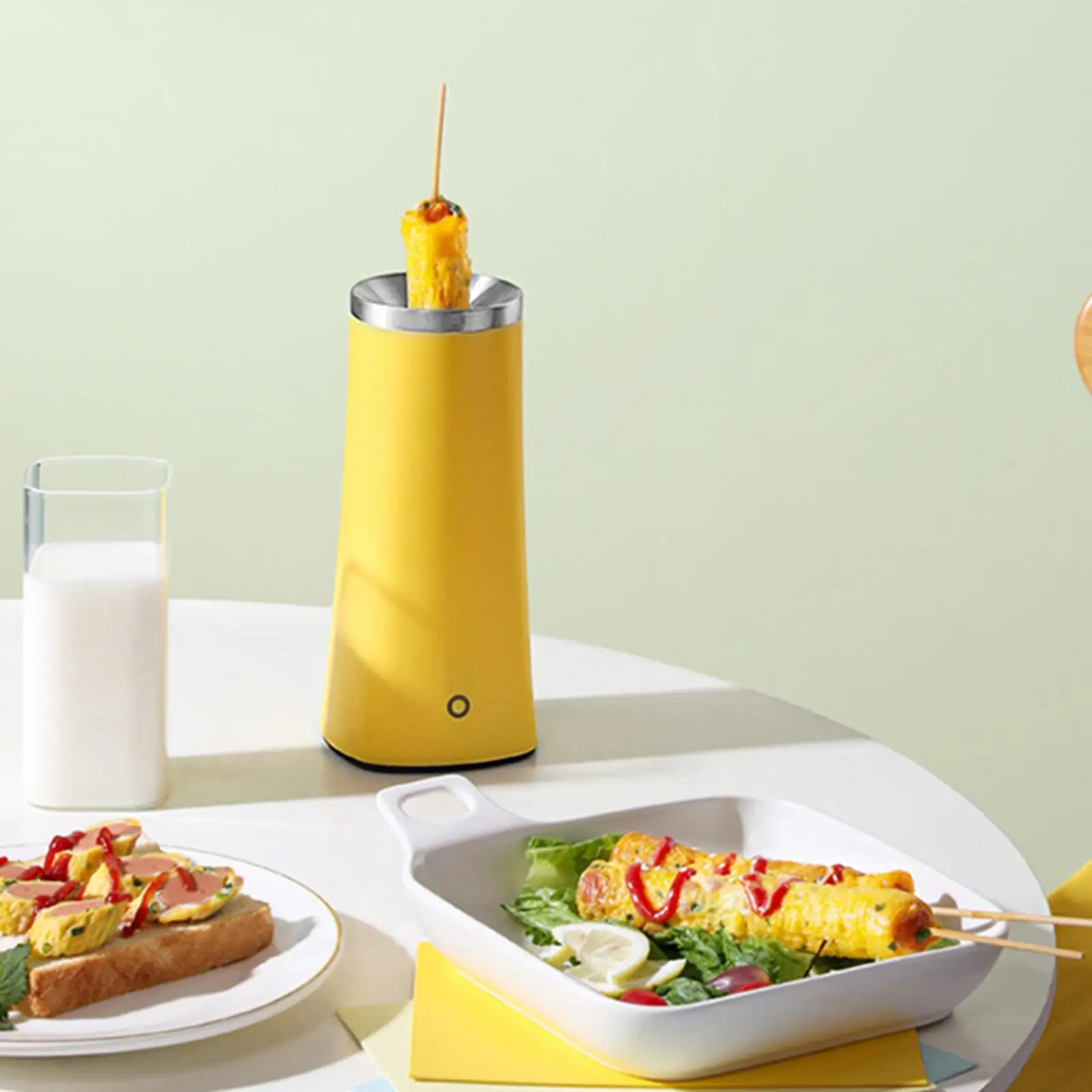 Automatic Egg Roll Maker Nonstick Electric Omelet Maker Breakfast Eggs Boiler Eggs Sausage Boiler for Adult Kids Family Gifts 3