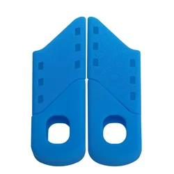 Silicone Bike Crank Arm Protector - Dustproof Cycling Accessory Boot (Blue)