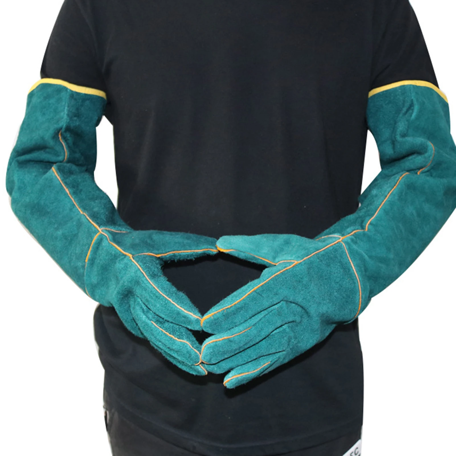 

Pet Anti-Bite Safety Gloves Beekeeping Gloves Ultra Long Protective Anti Scratch for Dog Cat Bird Snake Lizard Bathing Training