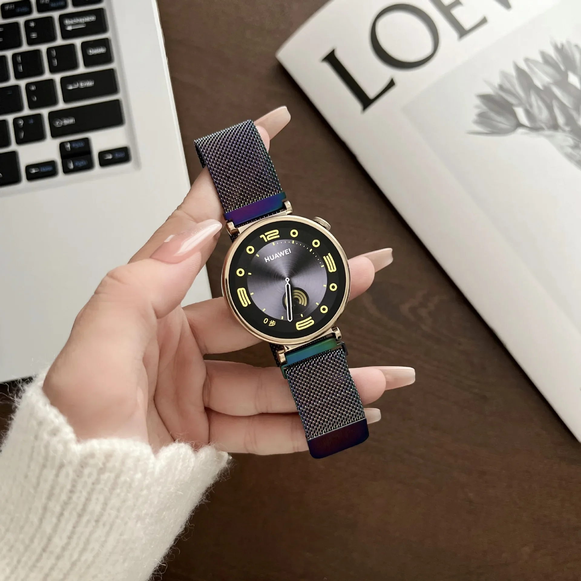 Magnetic Milanese Metal Strap - Elegant Replaceable Wristband