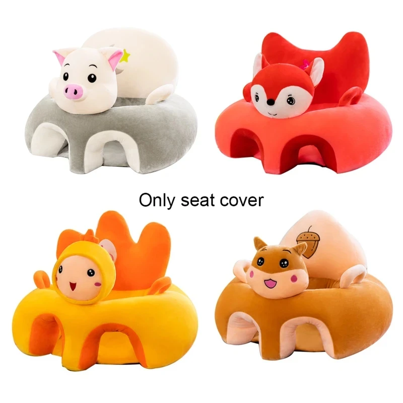 Baby Sofa Seat Baby Seat Sofa Frame Cotton Feeding Chair Nest Puff Washable No Filler Cradle Chair