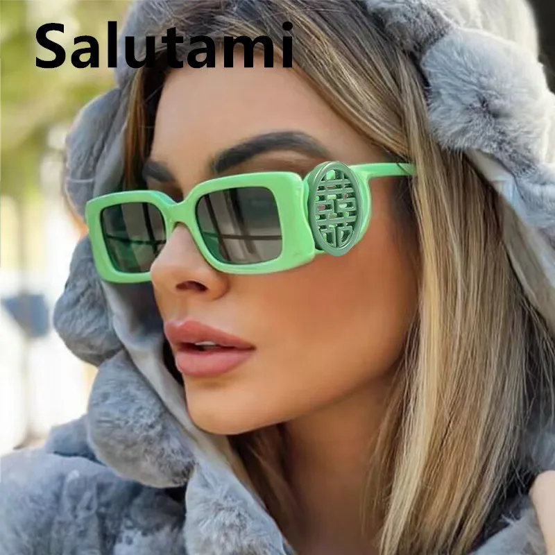 

Vintage Small Square Black Gradient Sunglasses For Women New Fashion Brand Candy Color Sun Glasses Men Retro Driving Eyewear