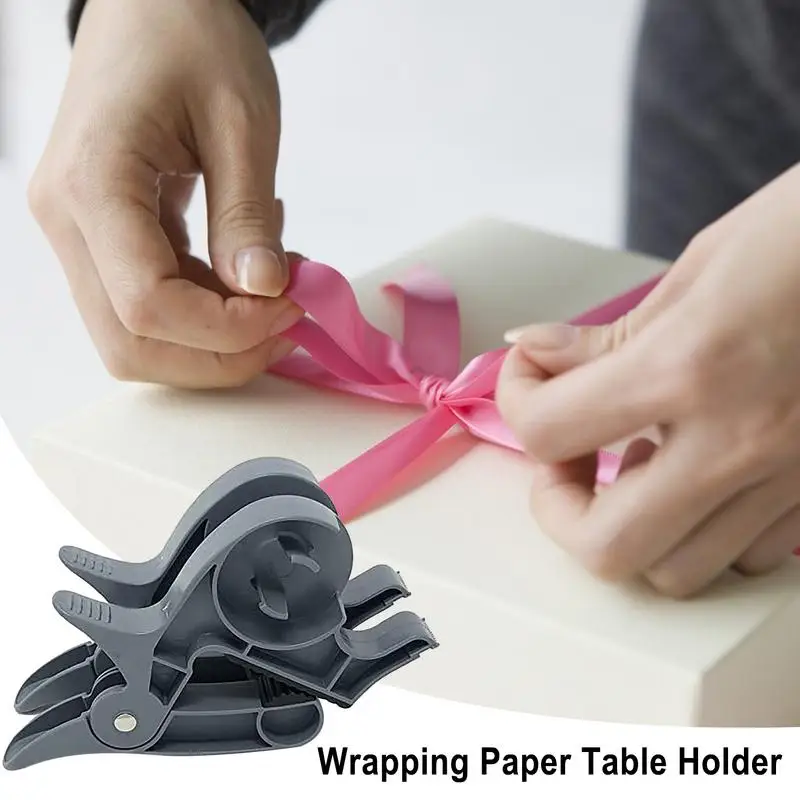 2 Pcs Tape Holder Christmas Wrapping Paper Table Clamp - Tabletop Gift  Wrapping Tool, Christmas Wrapping Tape Dispenser - AliExpress