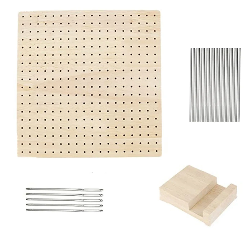 

Crochet Blocking Board Accessory Part Kit Wooden Handcrafted Knitting Blocking Mats And Pins For Knitting And Crochet Projects