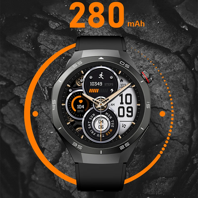 For Huawei Watch GT5 Pro Smart Watch 1.53 Inch 360*360 HD Screen GPS Tracker Bluetooth Call Health Monitoring Watch Men Women 4
