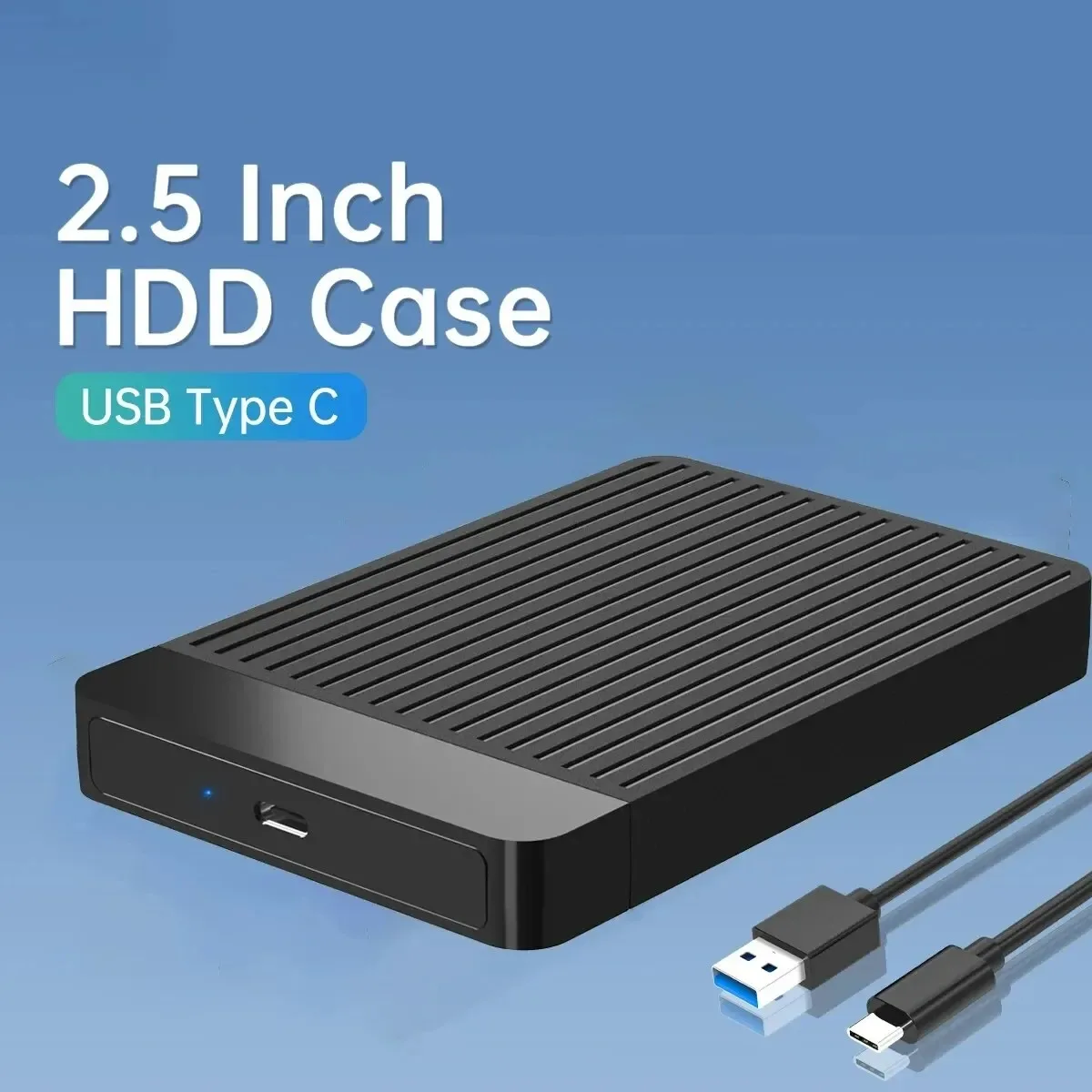 2.5 HDD/SSD Case SATA to USB 3.1/3.0 Adapter 6gbps HD External Hard Drive Enclosure Box for Disk HDD Type USB-C Enclosure for external hard drive case ssd enclosure hard drive adapter ssd adapter external hard drive box hard disk case hard drive enclosure hdd case enclosure external hard drive