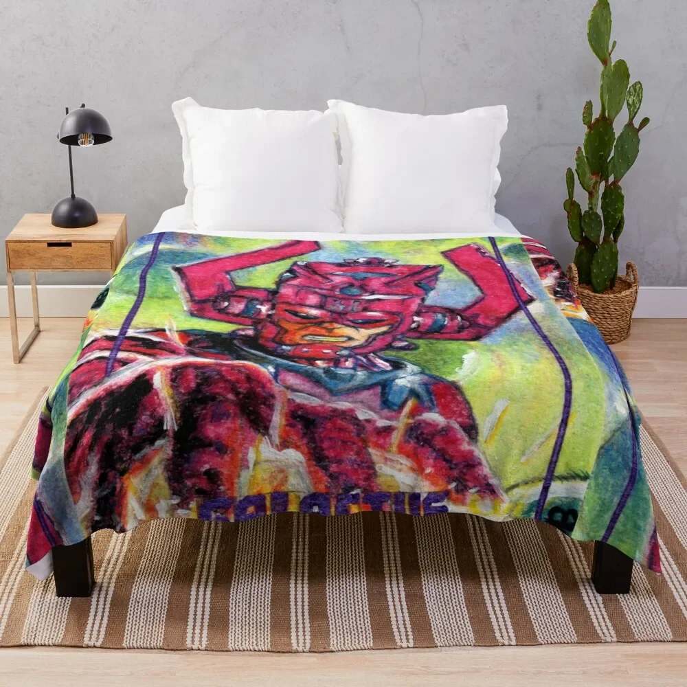 Galactus, World Eater Throw Blanket Sofa Throw Heavy Beach Sofa Coperte Trapuntate