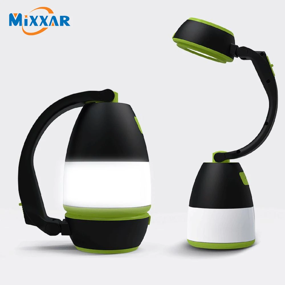 ZK20 Multi-function LED USB Rechargeable Camping Light desk lamp,camping light,portable flashlight,portable lanterns,camping lamp Outdoor Hiking Home 3 in1 Flashlight Table Desk Lamp Power Bank