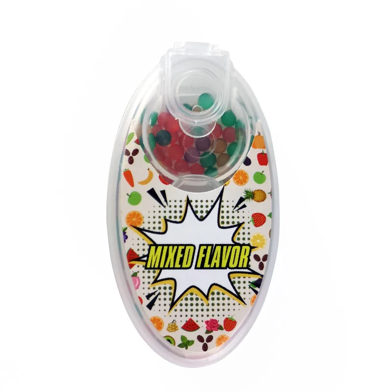 100pcs Cigarette Pops Beads Fruit Menthol Capsule cigarette capsule Mint Beads Flavor Explosion Blast Ball Holder Filter Smoking Accessories