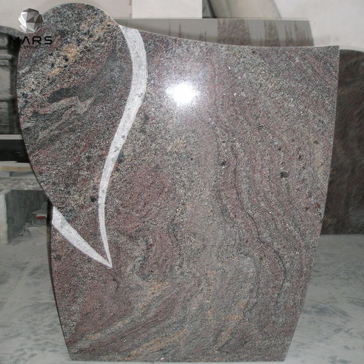 Hot Selling Natural Stone Paradiso Purple Granite Funeral Monument Headstone and Tombstone