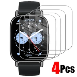 Premium 9H Tempered Glass Screen Protectors for Smartwatches - Anti - Scratch and Durable (4Pcs)