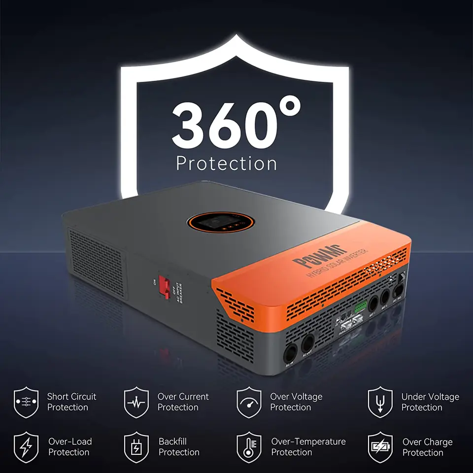 Solar Inverter Iconica MAX 10000W 48V Hybrid Pure Sine Wave Inverter ...