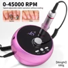 Professional Manicure Drill Machine 45000RPM Electric Nail Drill Machine White Pink Purple Nail Sander Gel Cuticle Remove 2