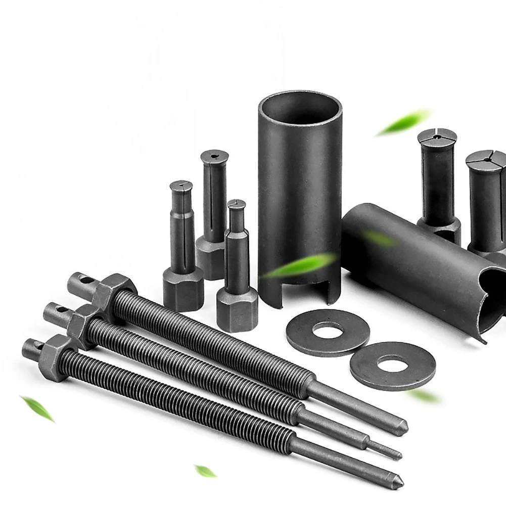 12 Pieces Inner Bearing Installer Puller Tool 0.36-0.9 Sleeves Inner Bearing Extractor Kit Bike Bearing Disassembly Tool