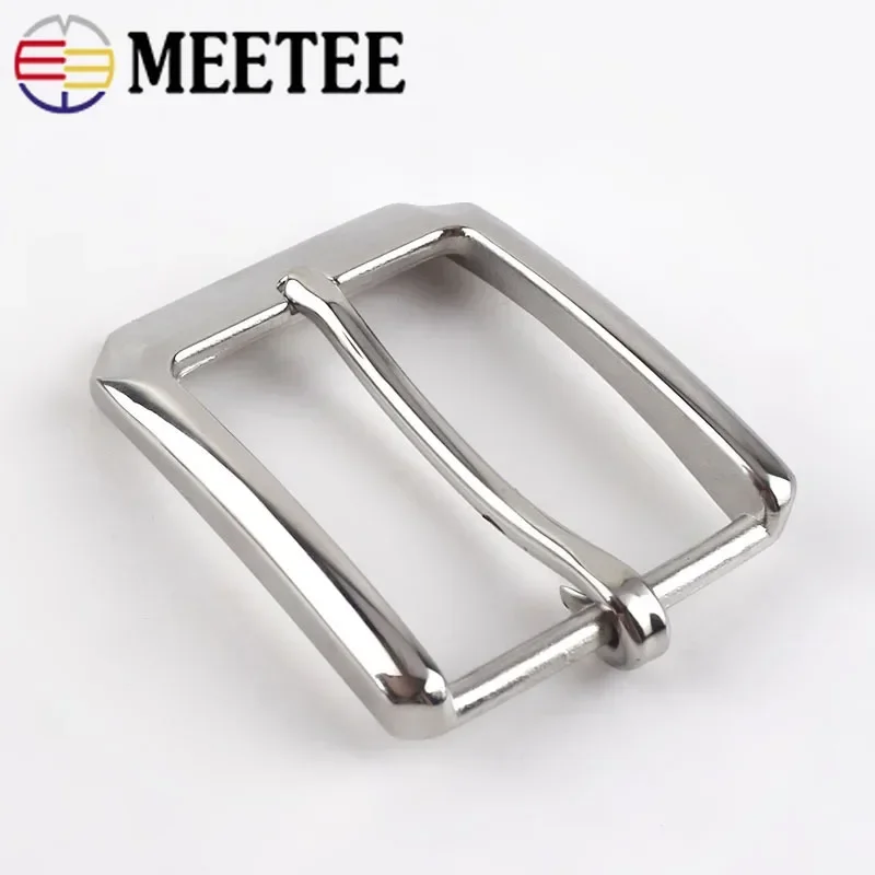 헤비 듀티 40mm 스테인레스 스틸 버클 남성 여성 벨트 핀 버클 청바지 장식 걸쇠 교체 DIY 가죽 공예 액세서리