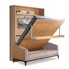 Queen Size Wooden Murphy Bed with Desk Panel Style Vertical Folding Wall Bedroom Furniture General Use Home Furniture 1 Queen Size Wooden Murphy Bed with Desk Panel Style Vertical Folding Wall Bedroom Furniture General Use Home Furniture 1