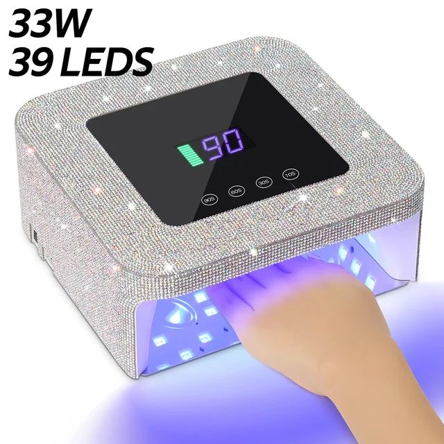 Diplanes Beauty-Lampe à ongles LED UV aste, 33 LED, écran tactile, 4 minuteries, lampe de manucure Nail Art, cabine pour N64. 1