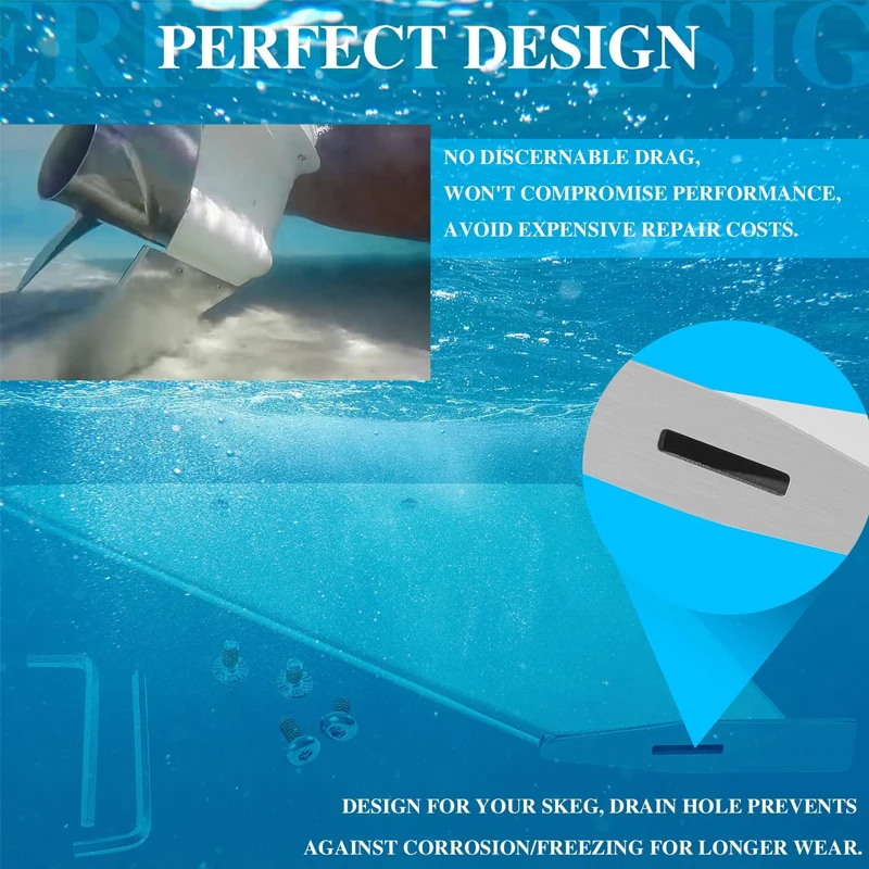 Skeg Guard Protector Safe-Skeg 27061 for Mercury 75/90/115HP 4 Stroke 2.07\