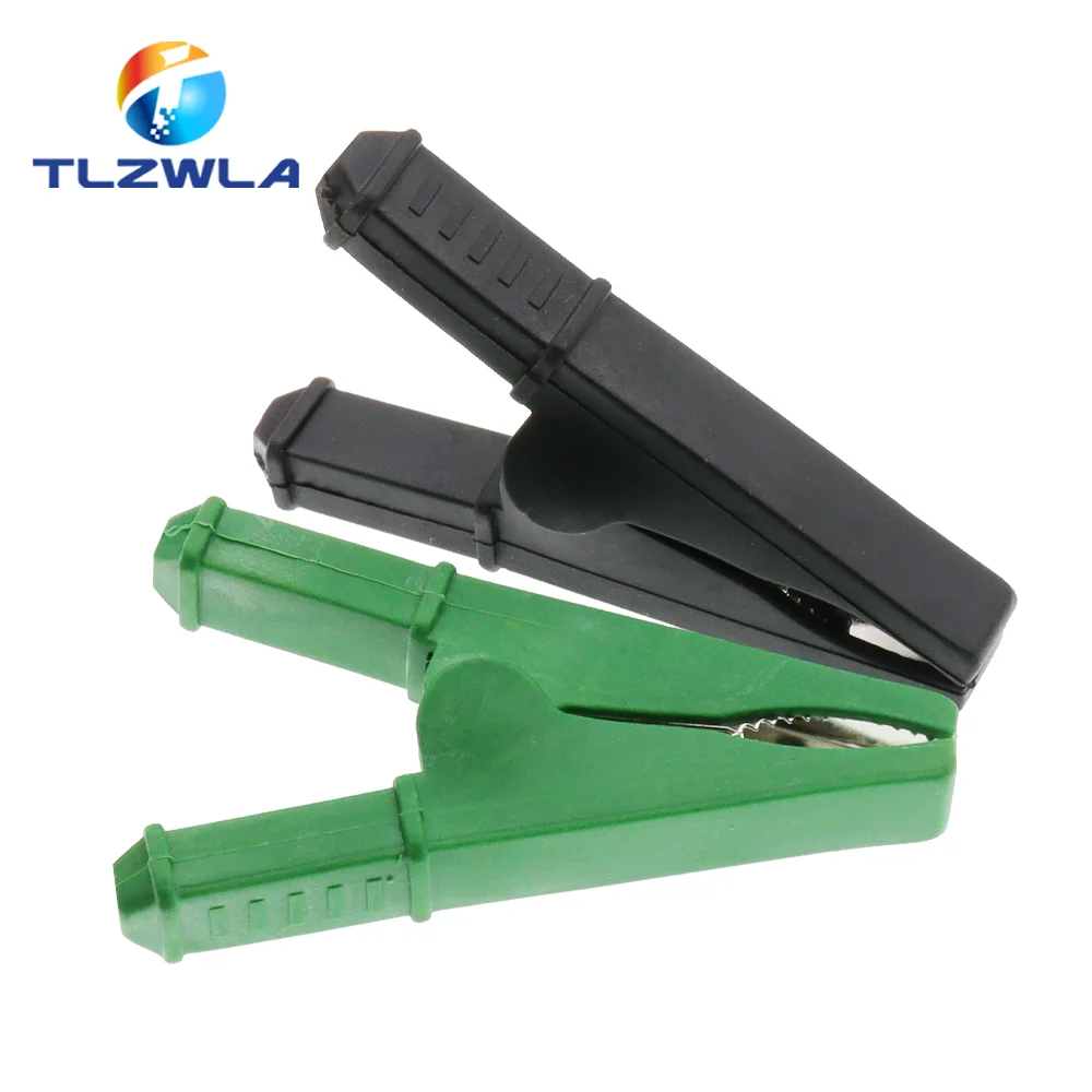 50A 75MM Insulated Crocodile Crocodile Car Caravan Van Battery Test Lead Clips Alligator Clips 1PCS