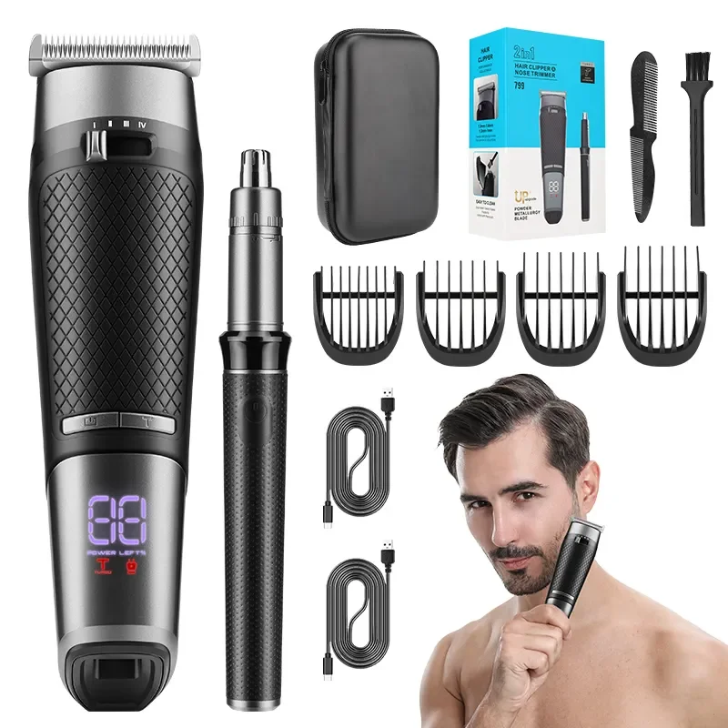 Nuovo Tagliacapelli Tagliacapelli Professionale Tagliacapelli Con Tagliacapelli Regolabile Senza Fili Ricaricabile