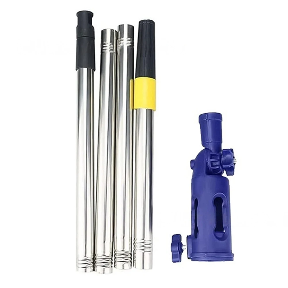 1set Paint Brush Holder Extension Handle Extension Pole Paint Roller Scraper Detachable Tool Extender Attachment Brush Too
