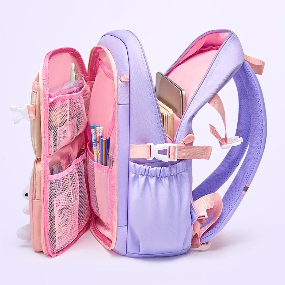 Candy Color Oxford Backpacks Children Fashion Cute Primary Schoolbag Kids Casual Lightweight Waterproof Large Capacity Backpack