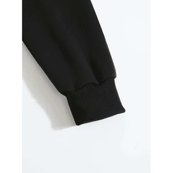 سويت شيرت بغطاء للرأس أنيق عالي الجودة لعام 2025 مع جيوب، بلوفر برباط، ملابس رياضية كلاسيكية مريحة 5