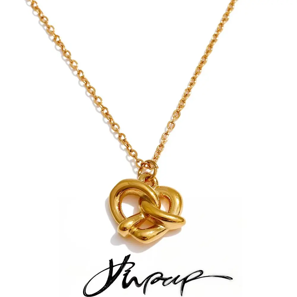 Yhpup Stainless Steel Necklace Valentines Day Gift