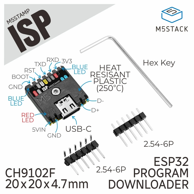 Oficial Módulo Programador Serial Ch9102 Isp M5stamp M5stack - Imagem 5