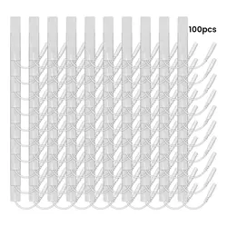 Reusable Self-Adhesive EMS Muscle Stimulator Pads - Non-Woven Fabric Massager Stickers (100pcs(1x7cm))