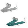 5/15PCS Z-Shape Non-Slip Trouser Rack Goose Type Dip Plastic Pants Rack Wardrobe Towel Scarf Storage Hangers Gym Pants Storage 6
