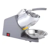 Ice Snow Cone Maker Antisplash Stainless Steel Food-grade Snow Cone Machine Snow Cone Maker Machine Sturdy Electric Ice Crusher 2