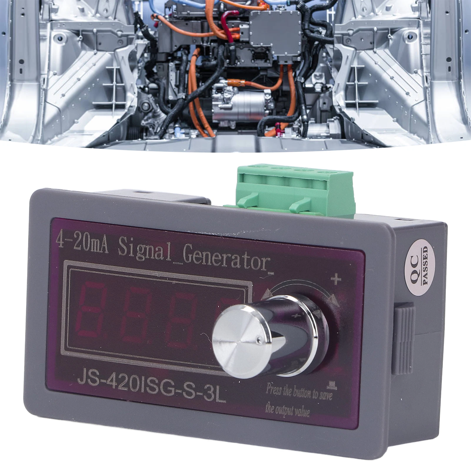 4-20mA Generator Clear LED Display Ampere Display Calibration Generator for Valve Adjustment for PLC Debugging Signal Generator Signal Generator Kit