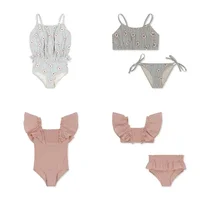 Baby Girl Swimwears Two Pieces Sunscreen Swimsuit Kids Swimwear for Girls  Bikinis Bebe Swimming  Children's Swimsuits Mayo 1