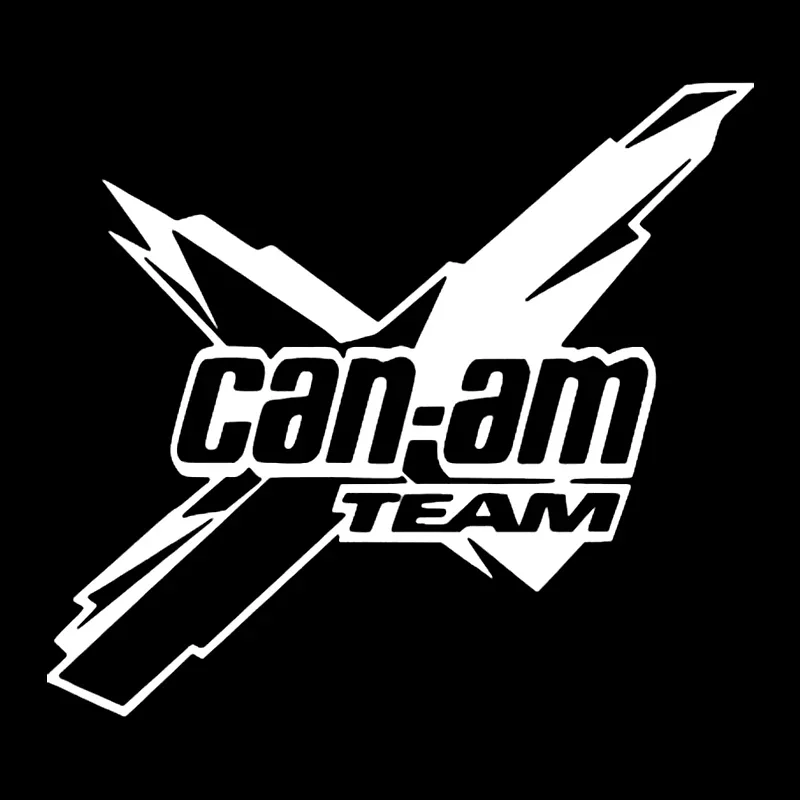 Adesivi per auto per accessori decorativi per moto Can Am Team Decalcomania creativa in vinile impermeabile e con protezione solare, 15 cm * 15 cm - immagine 3
