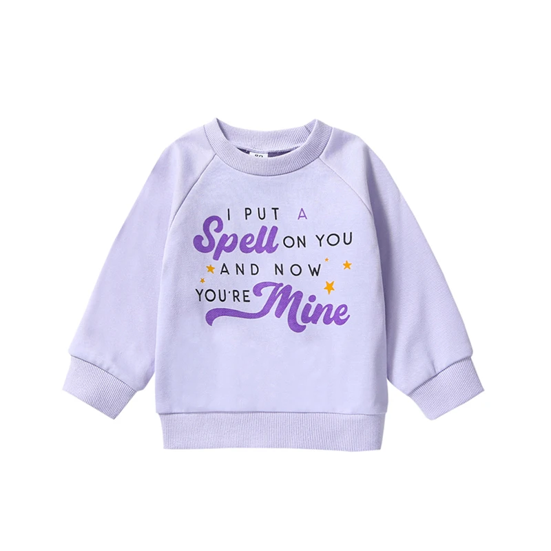 

Toddler Baby Clothes Baby Girl Boy Letter Print Sweatshirt Long Sleeve Pullover T Shirt Casual Fall Winter
