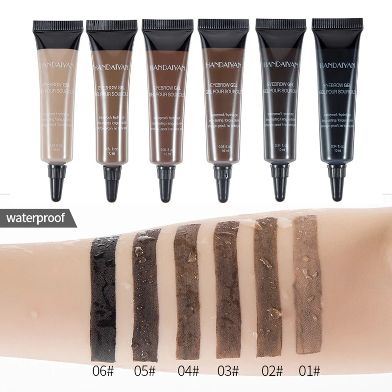 

Крем-гель для бровей, водостойкий, не размазывающий