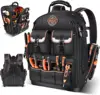 Backpack Tool Bag Tool Backpack Heavy Duty Organizer, Water-resistant HAVC Backpack Electrician Box with Molded B 1