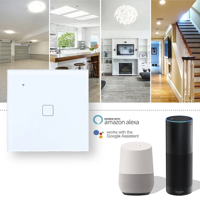 luz de parede inteligente google home controle 04
