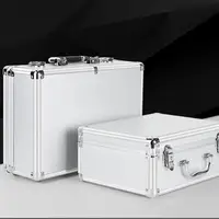 Hard Side Briefcases Aluminum Document Case with Handle Design Built-in Sponge Truck Storage Organizer Chest With Security Lock 1