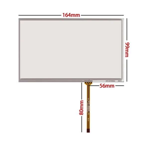 

164*99 7 inch four-wire resistive touch screen