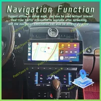 12.3+8.8"Car Radio For Maserati Quattroporte 2004-2012 LCD Air Conditioning Screen Multimedia Player Android15 BT WiFi Carplay 5
